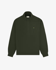 Crest Piqué Half-Zip Pullover