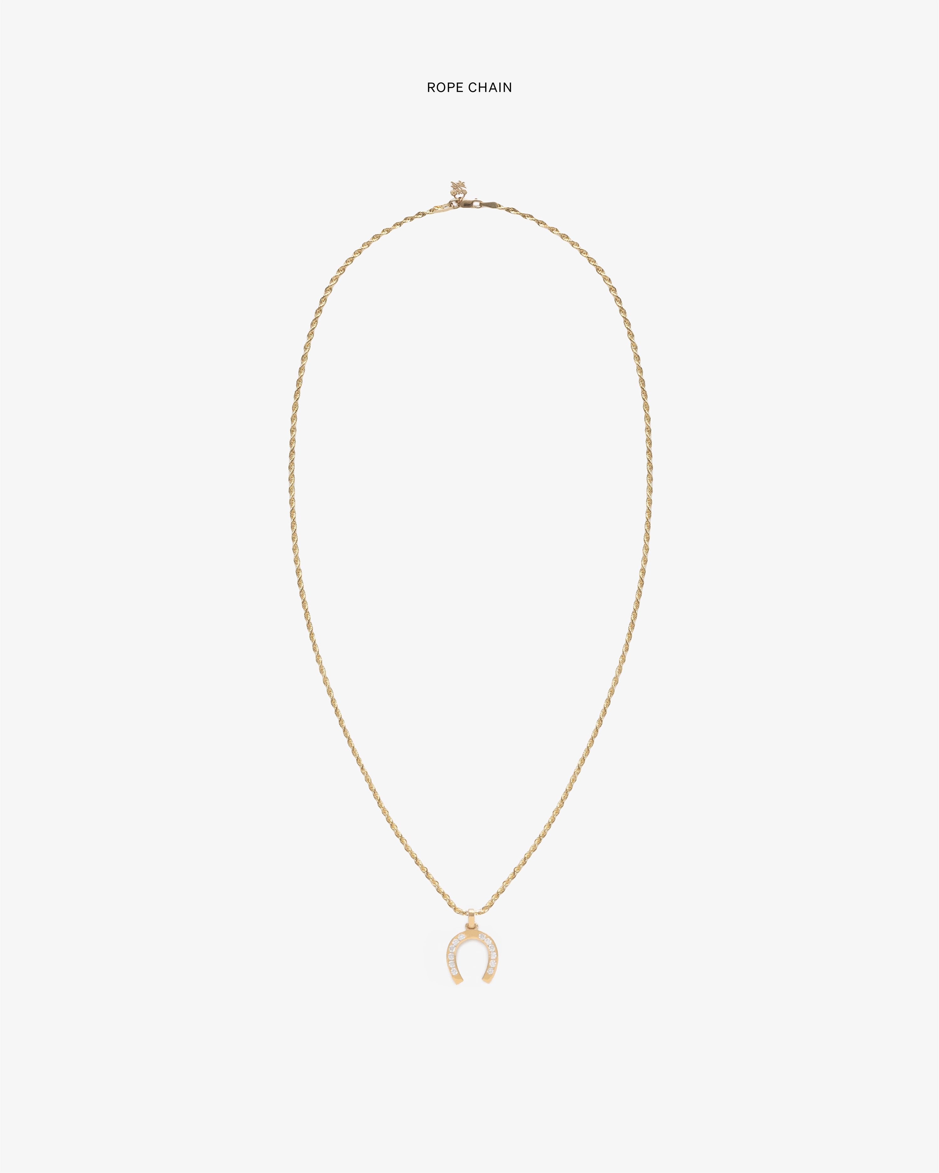 Diamond Horseshoe Pendant