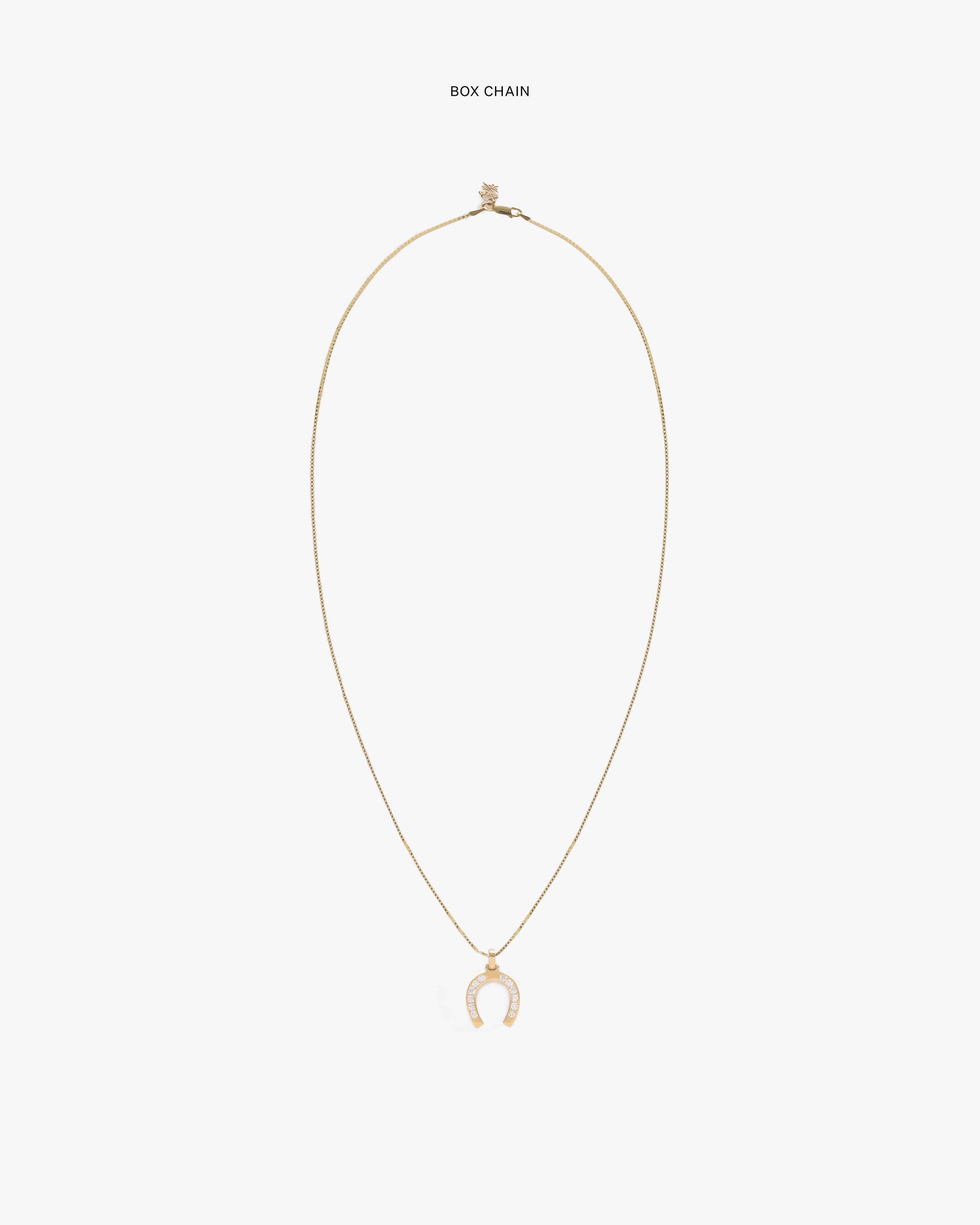 Diamond Horseshoe Pendant