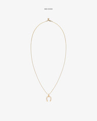 Diamond Horseshoe Pendant