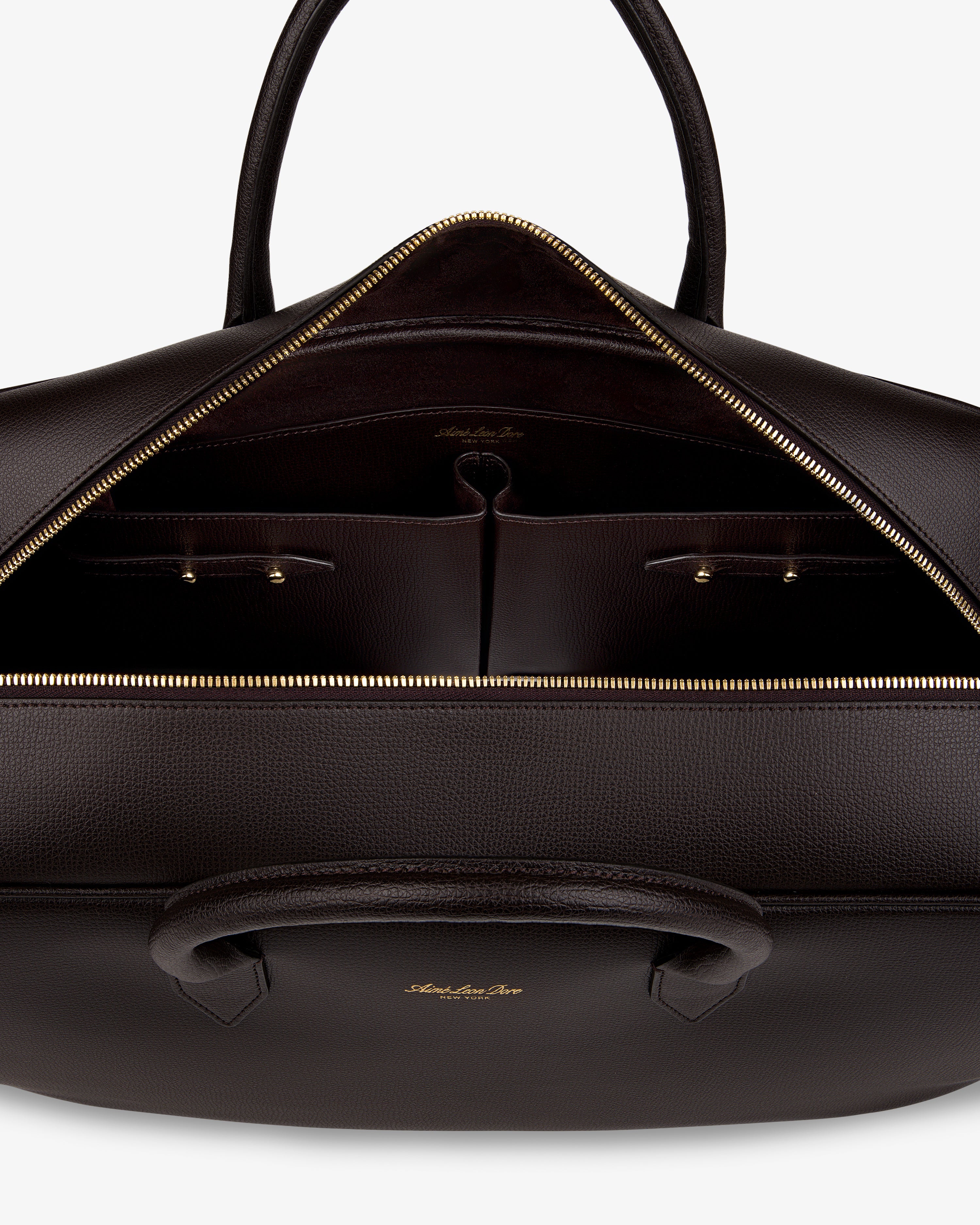 Full Grain   Leather Briefcase Duffle