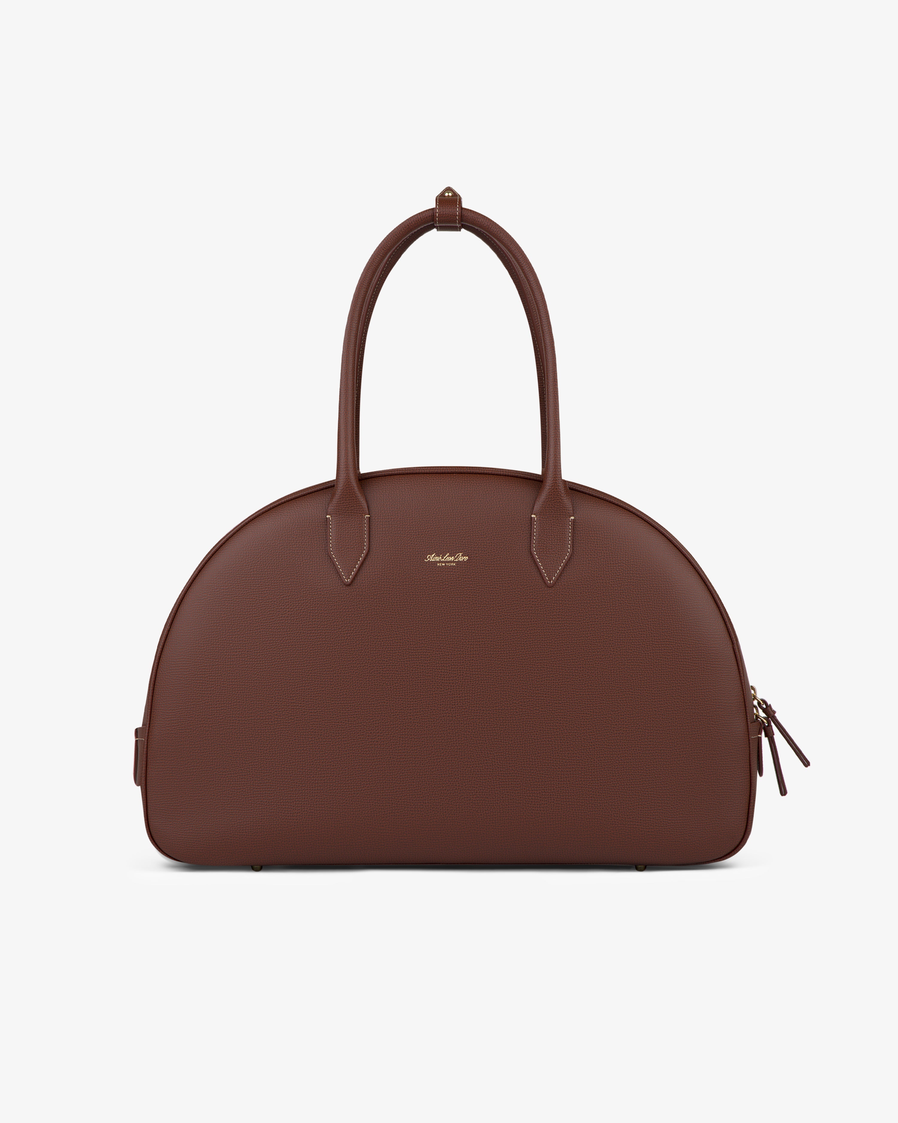 Full Grain Leather Crescent Shoulder Bag