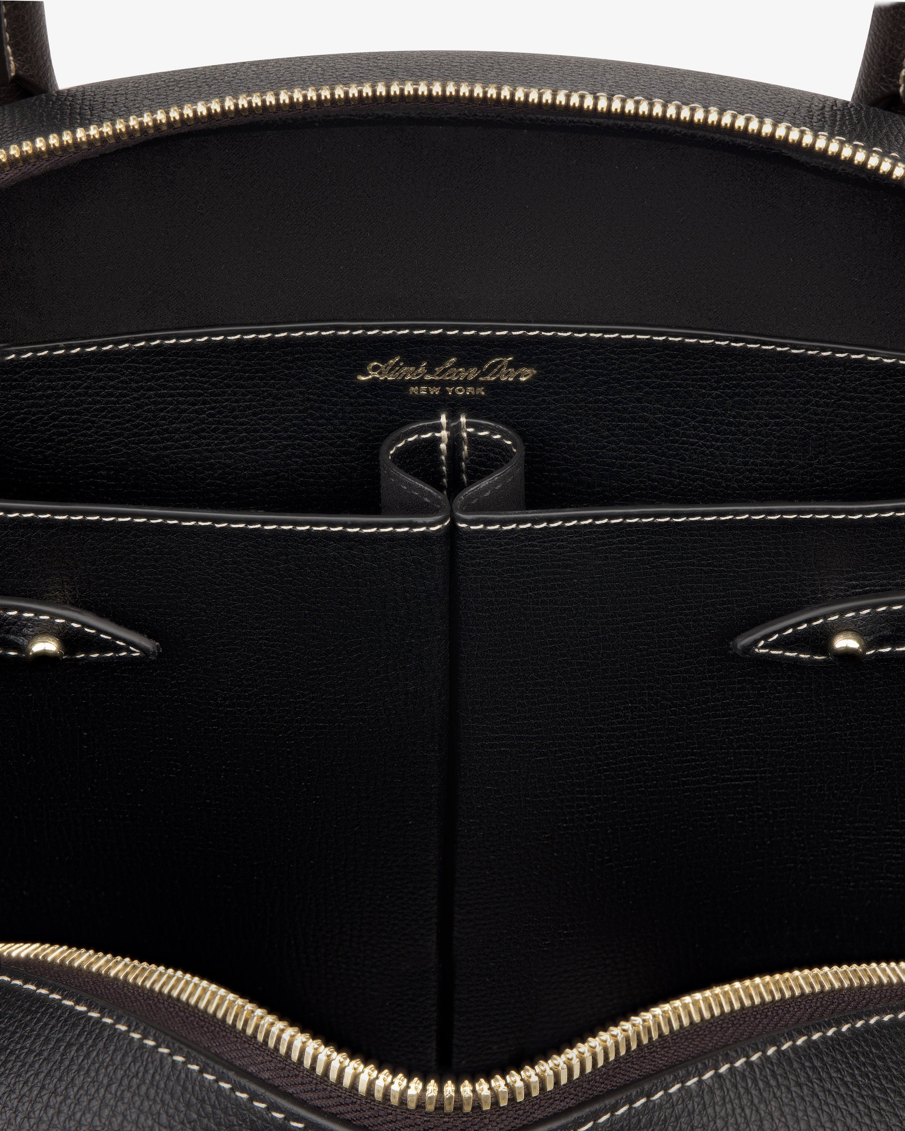 Full Grain Leather Crescent Shoulder Bag