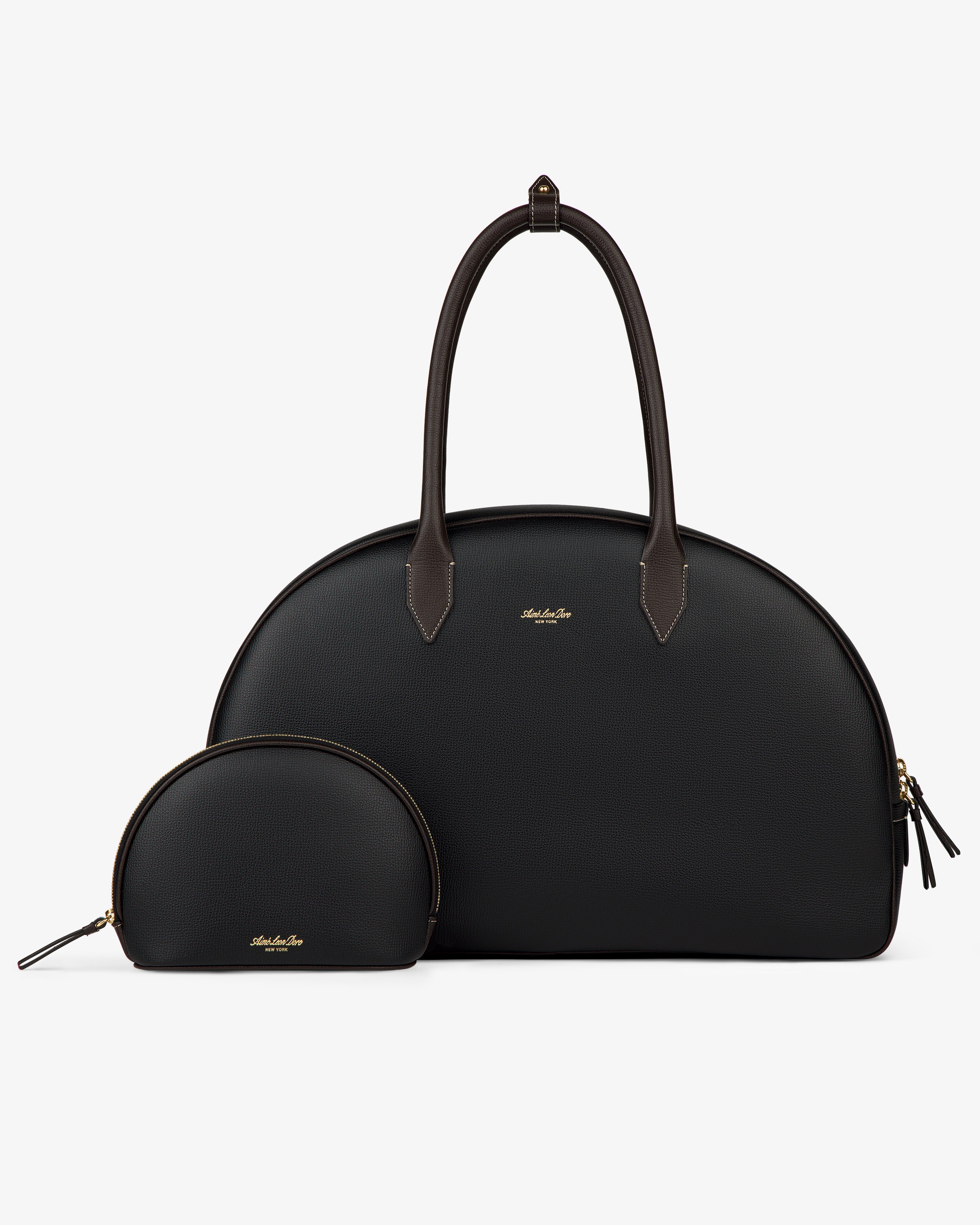 Full Grain Leather Crescent Shoulder Bag