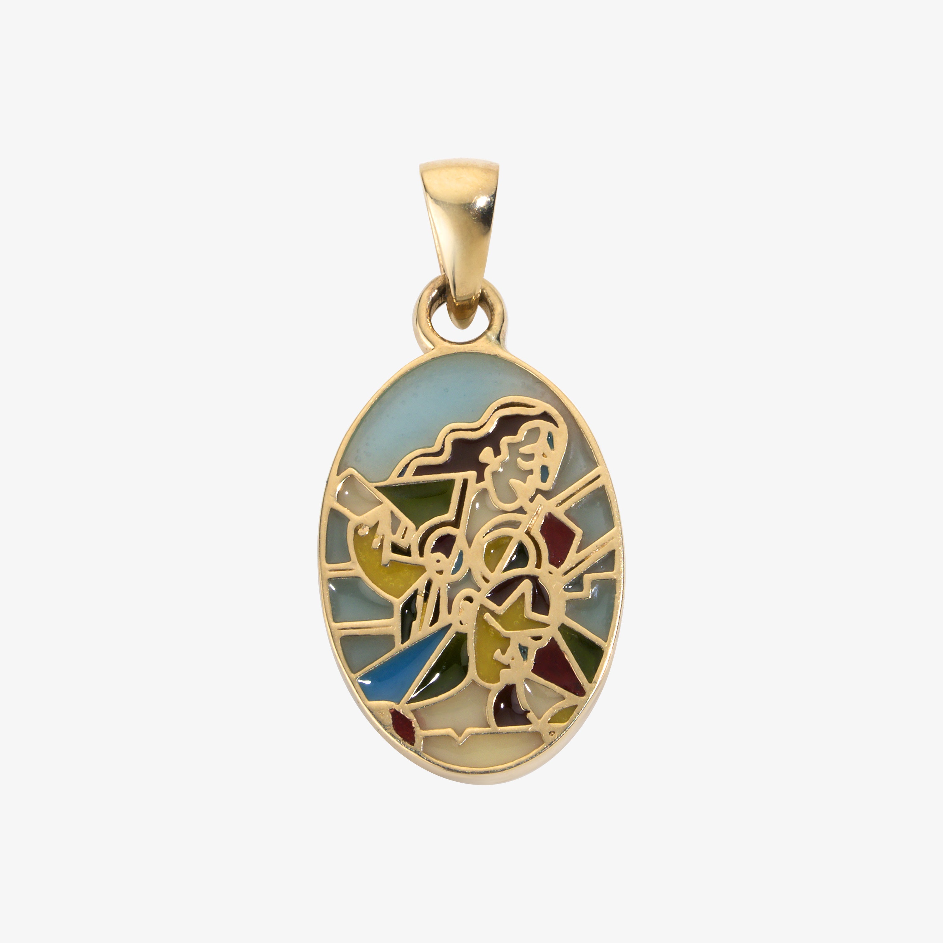 14Kt Gold Molina Pendant