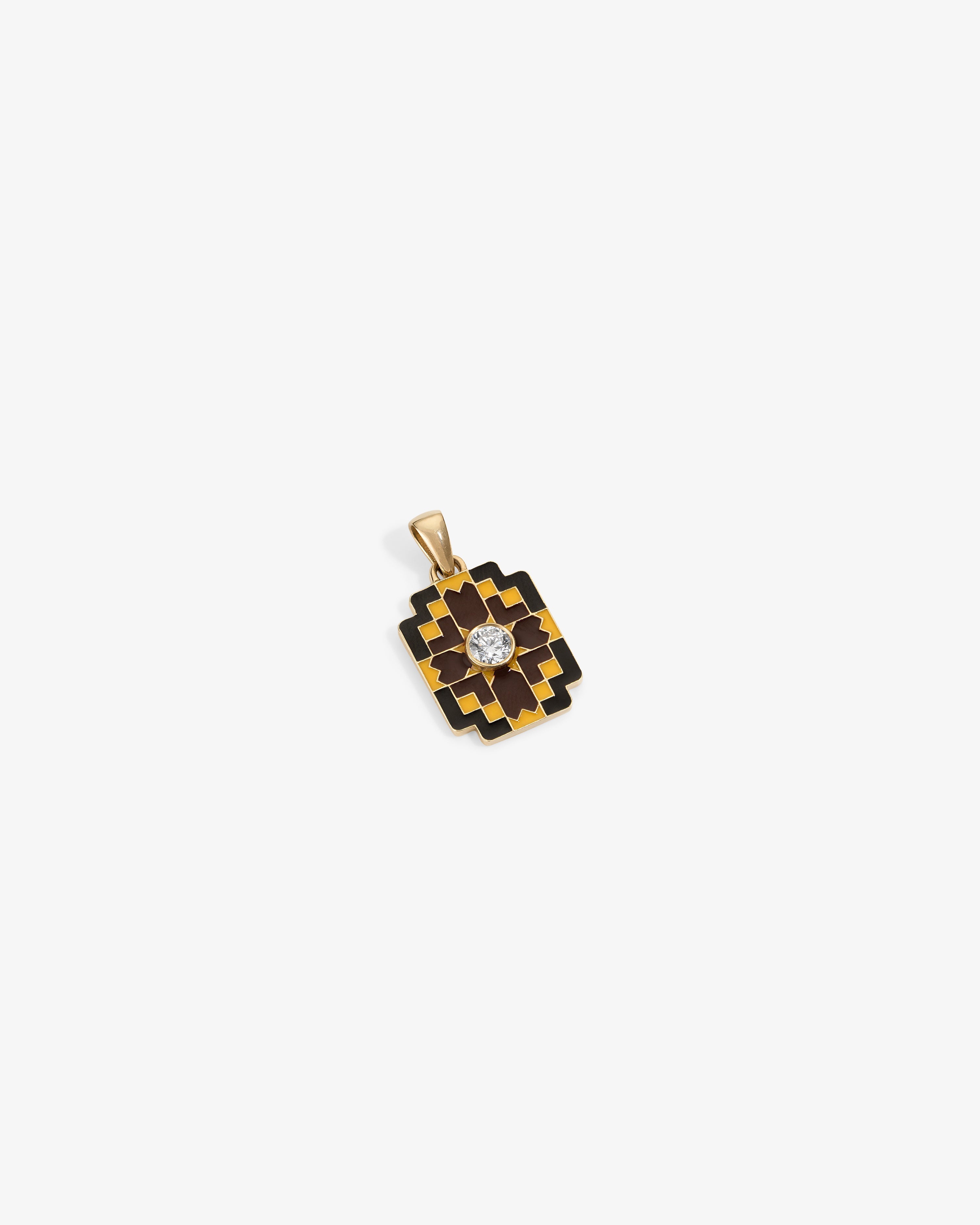 Diamond Mosaic Pendant