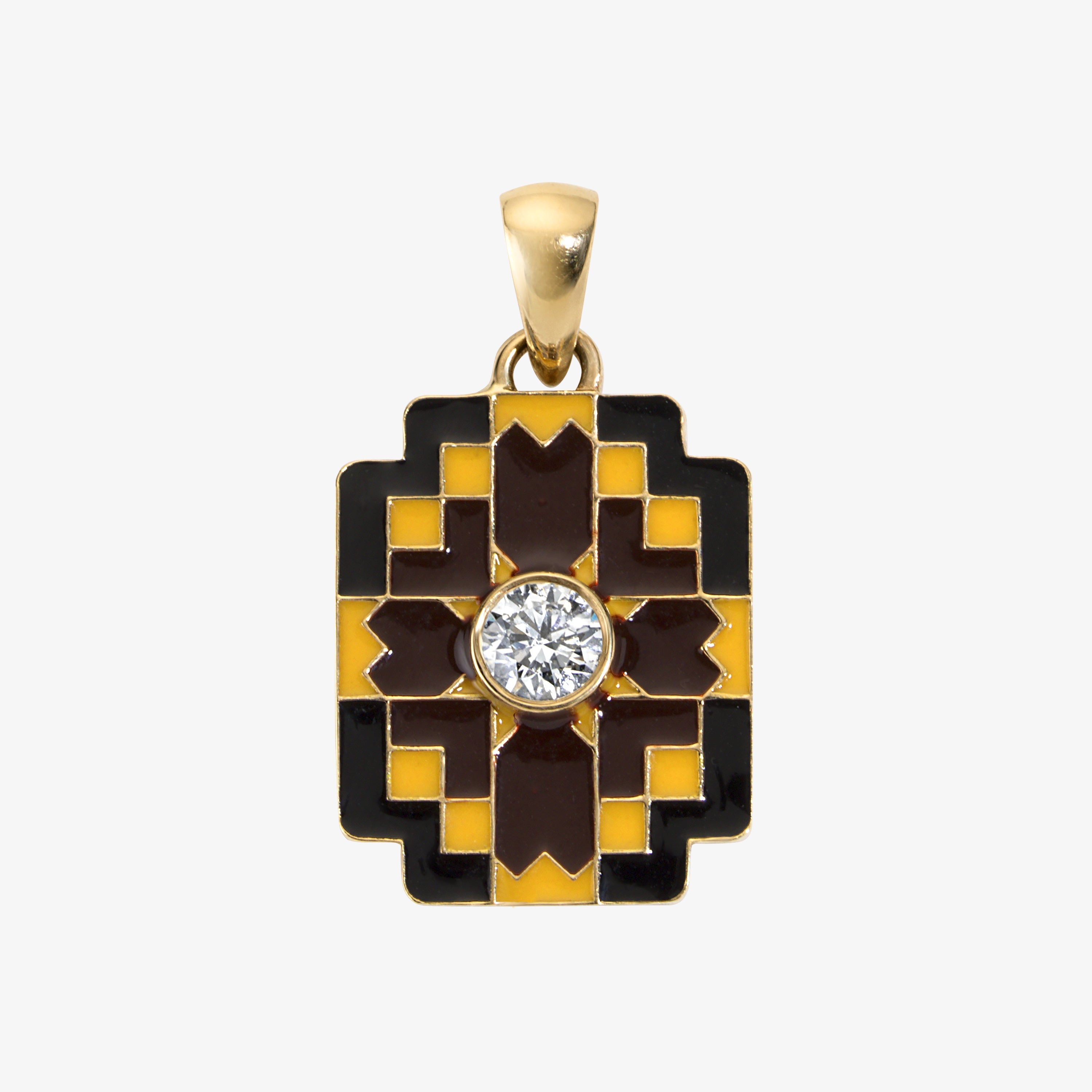Diamond Mosaic Pendant