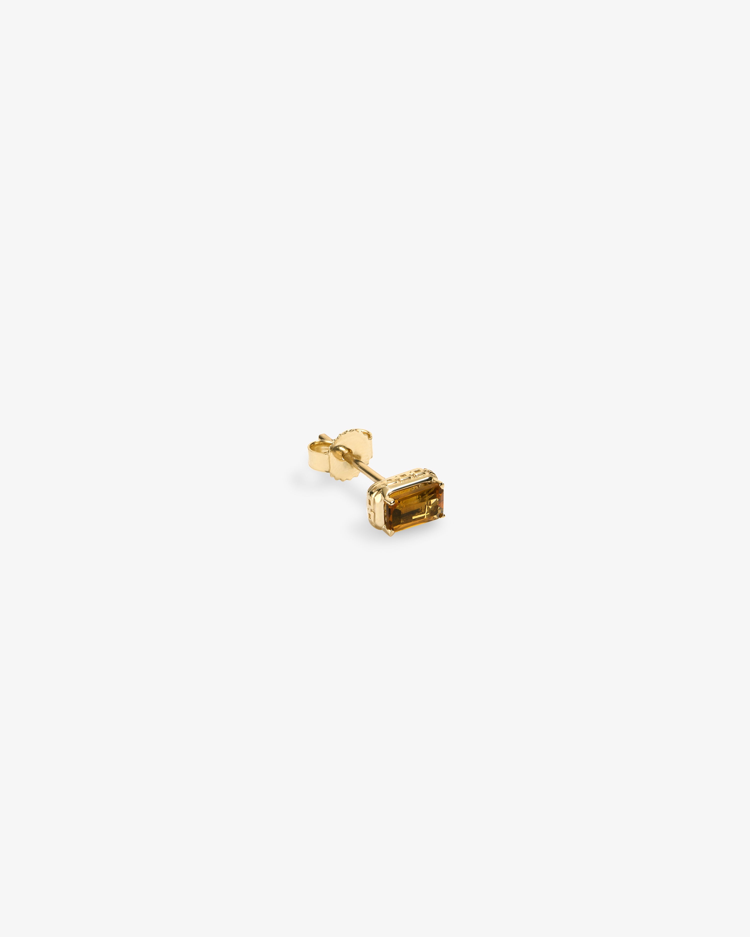 14Kt Gold Citrine Earring