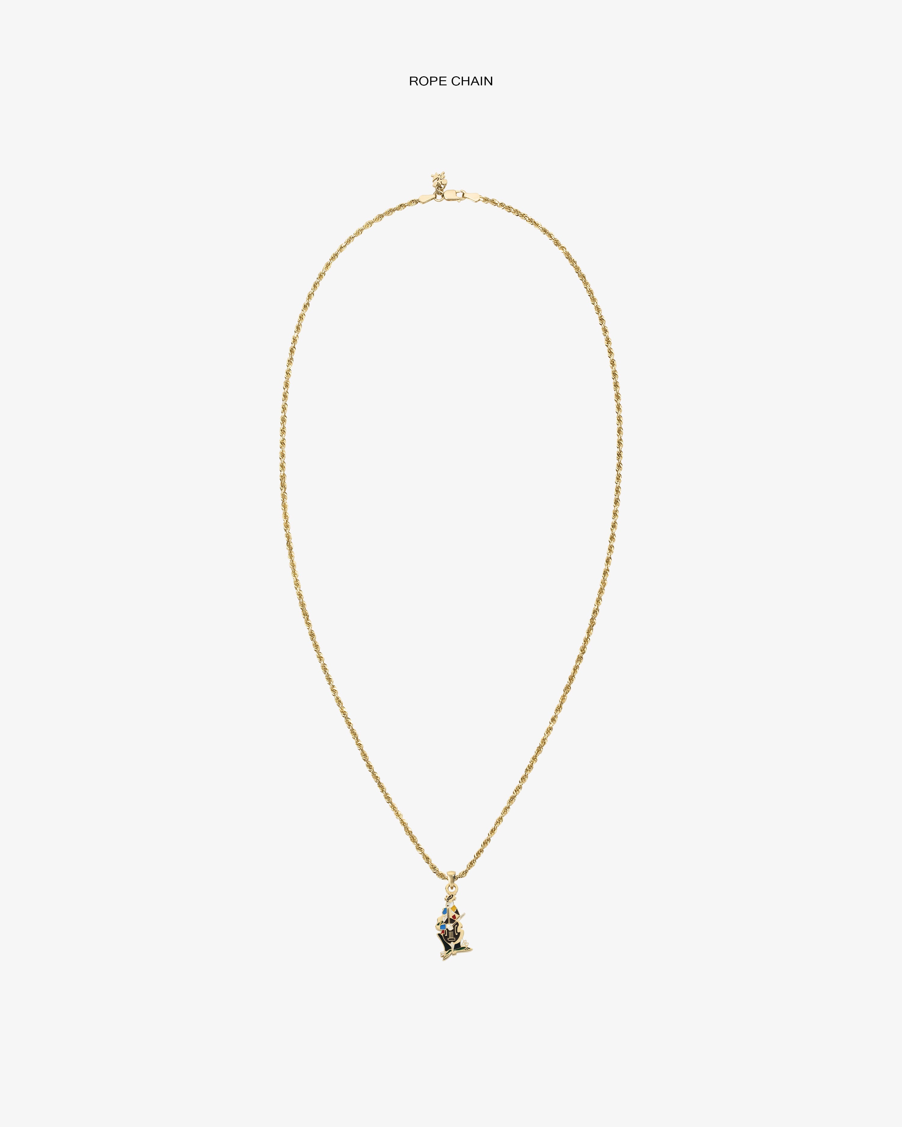 14Kt Gold Musician Pendant