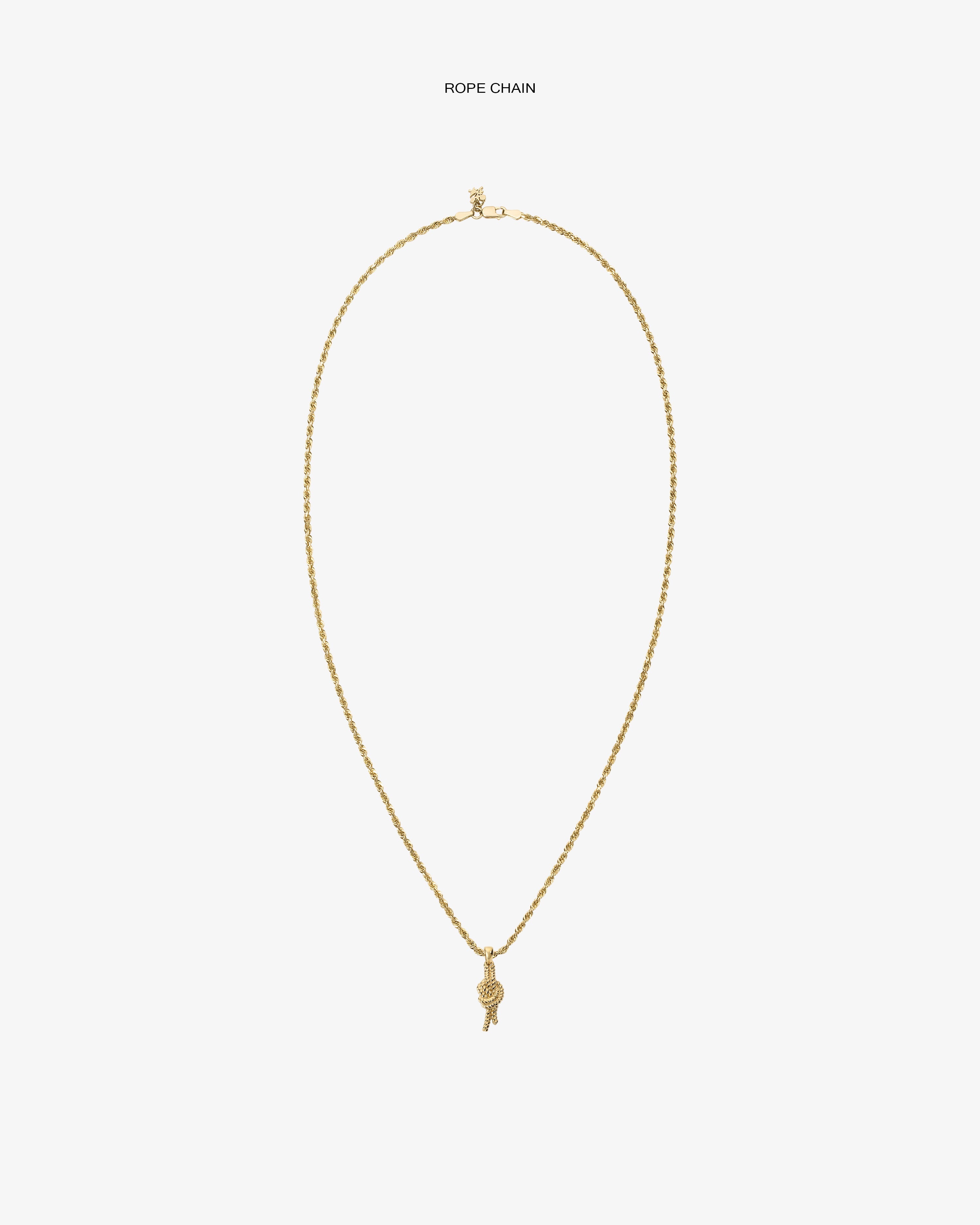14Kt Gold Nautical Knot Pendant