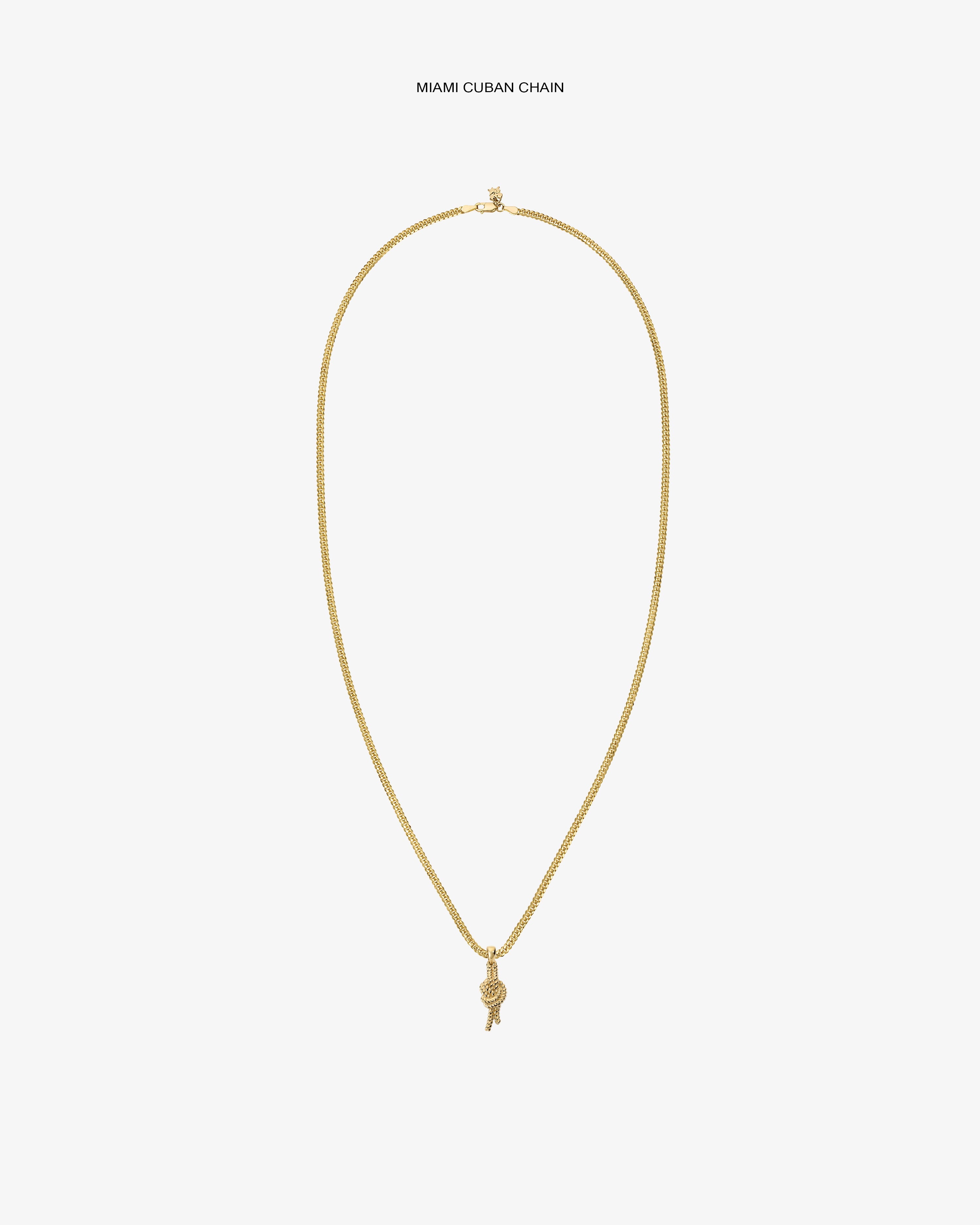 14Kt Gold Nautical Knot Pendant