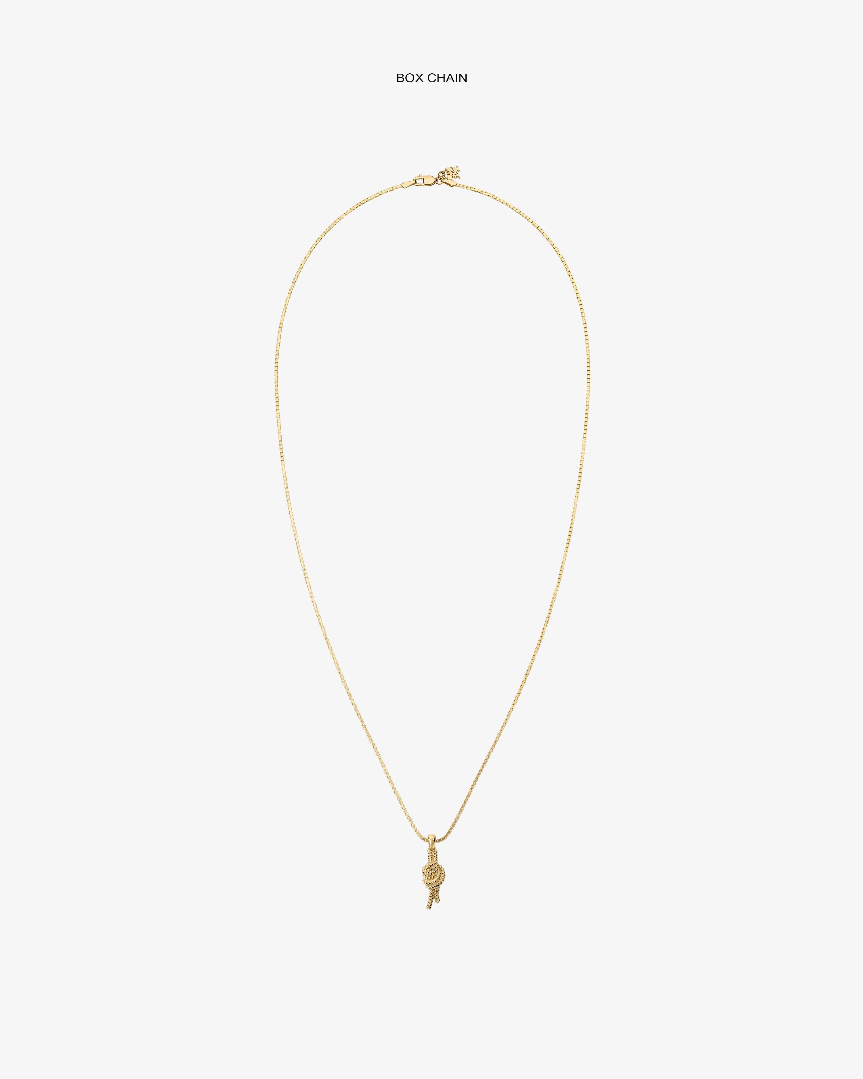 14Kt Gold Nautical Knot Pendant