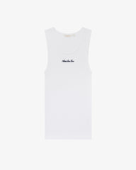 Embroidered Logo Tank   Top