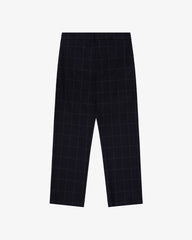 Windowpane Elasticated Waist Suit Trouser