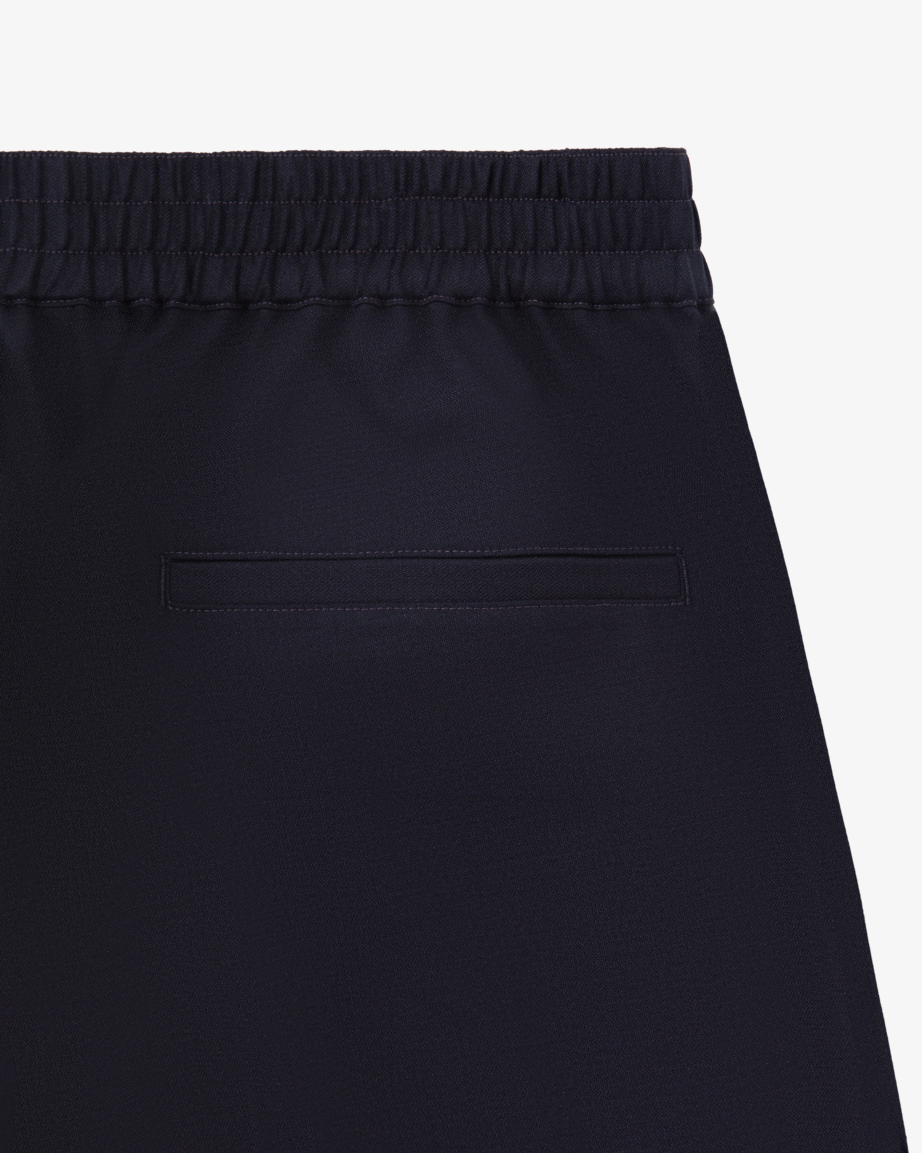 Tropical   Wool   Elasticated   Waist   Suit   Trouser