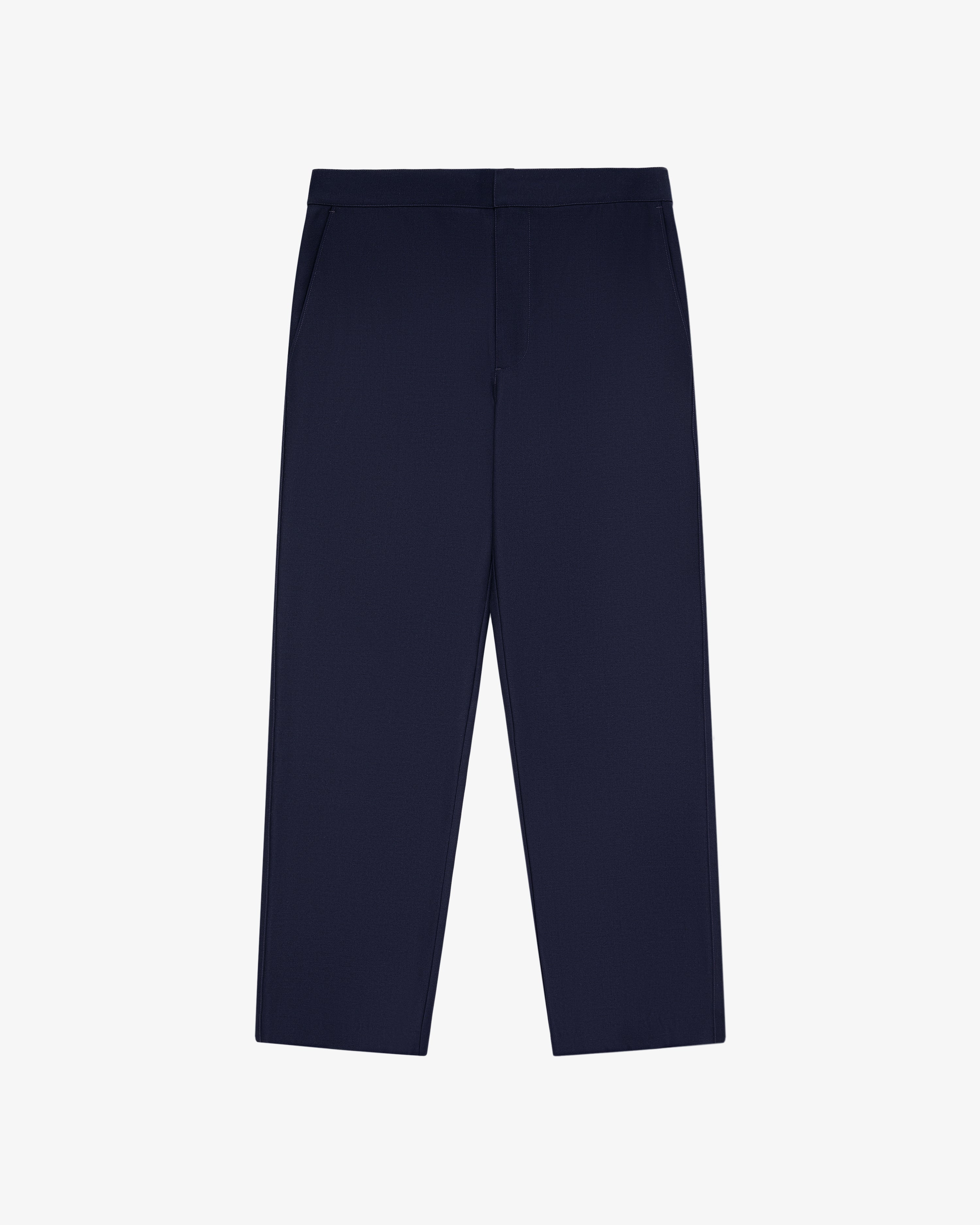 Tropical   Wool   Elasticated   Waist   Suit   Trouser