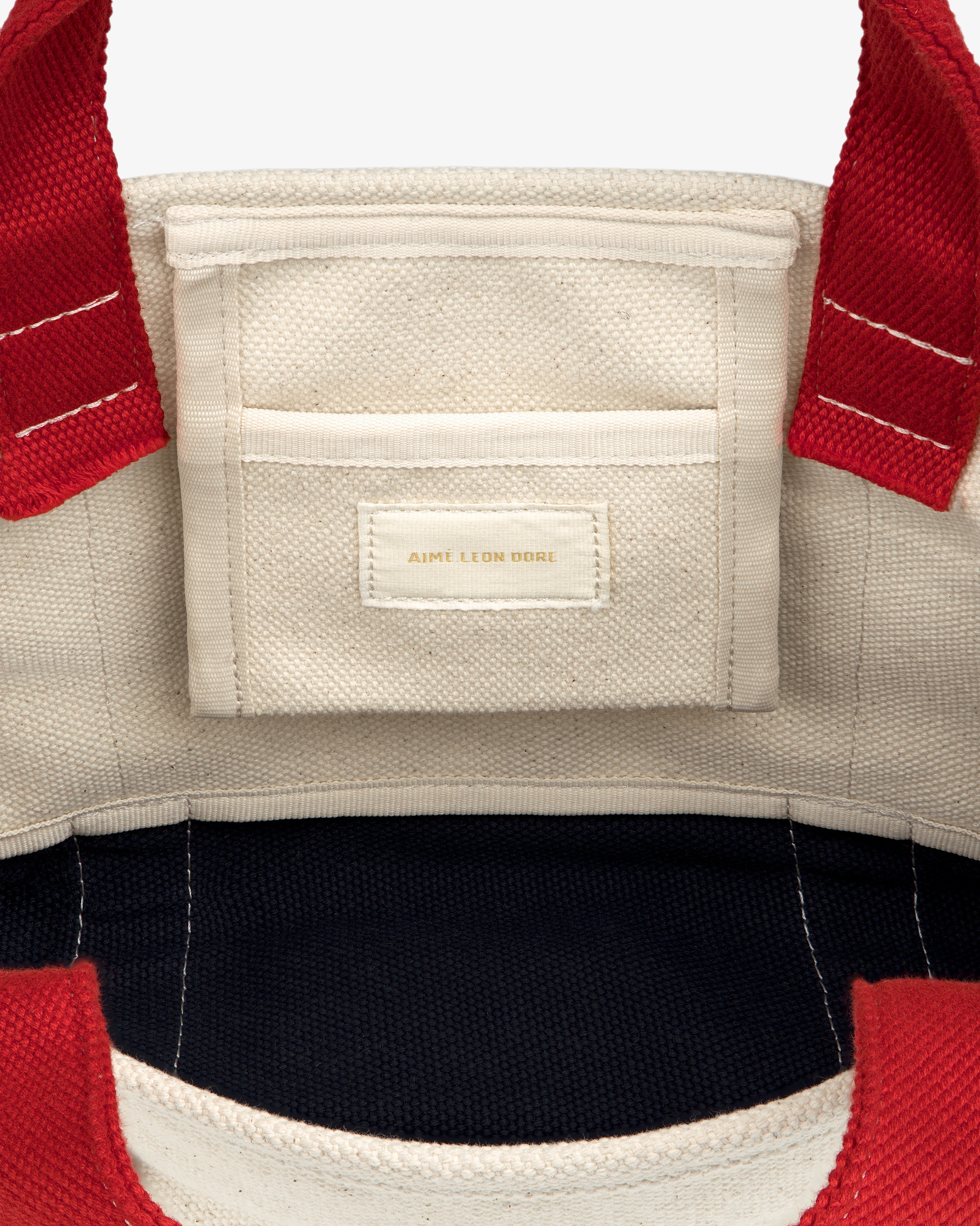 Mini Crest Contrast Tote Bag
