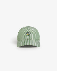 Striped Crest Logo Hat