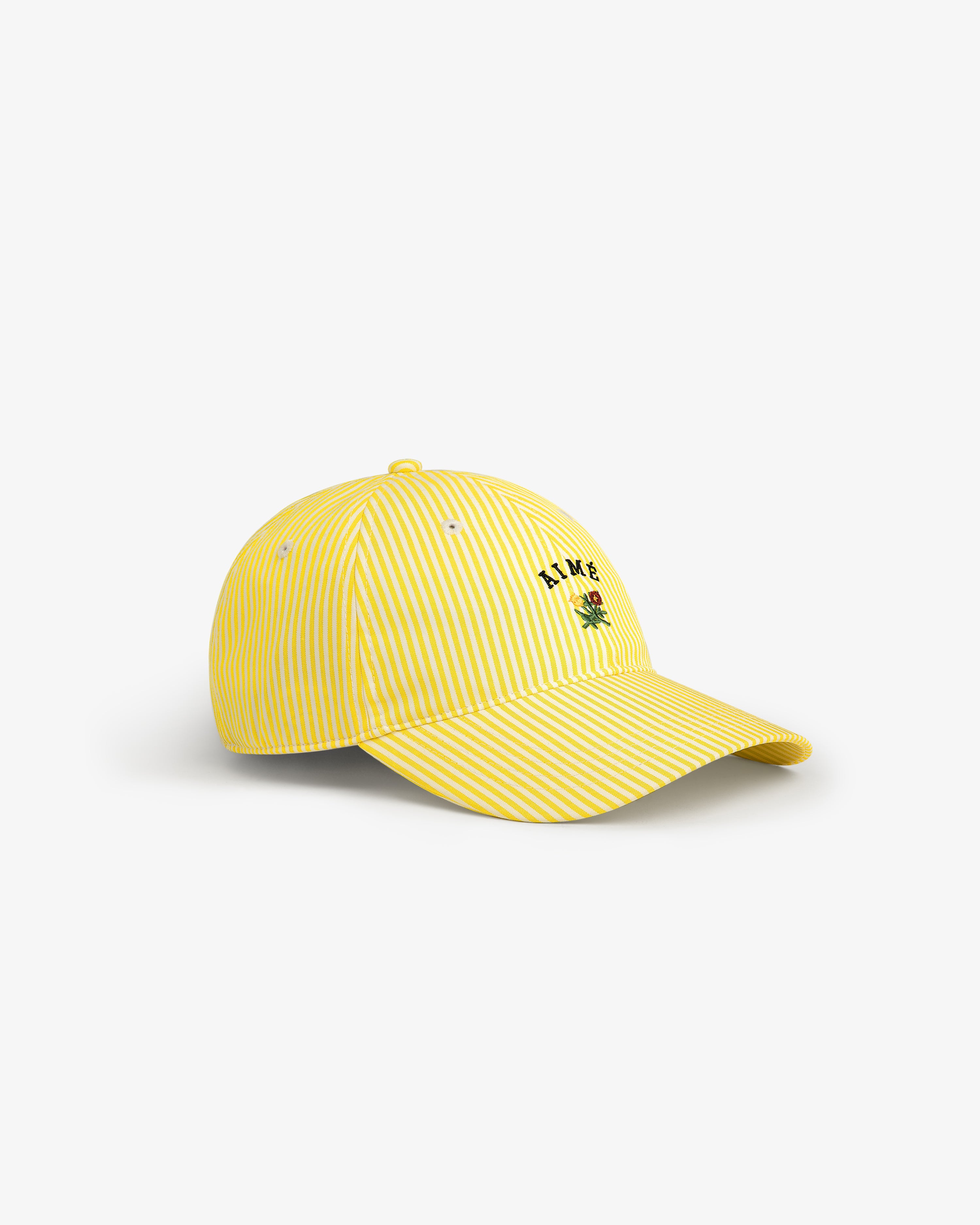Striped Crest Logo Hat