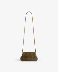 Woven Leather Shoulder Bag