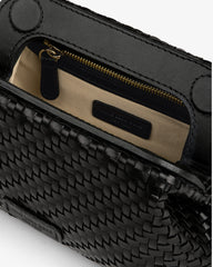 Woven Leather Shoulder Bag