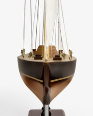 Walnut Model Sailboat