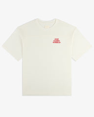 Pointelle Stacked Logo Tee