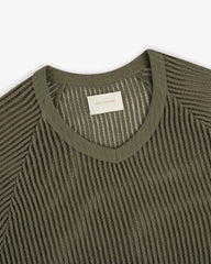 Mesh V-Neck Tee