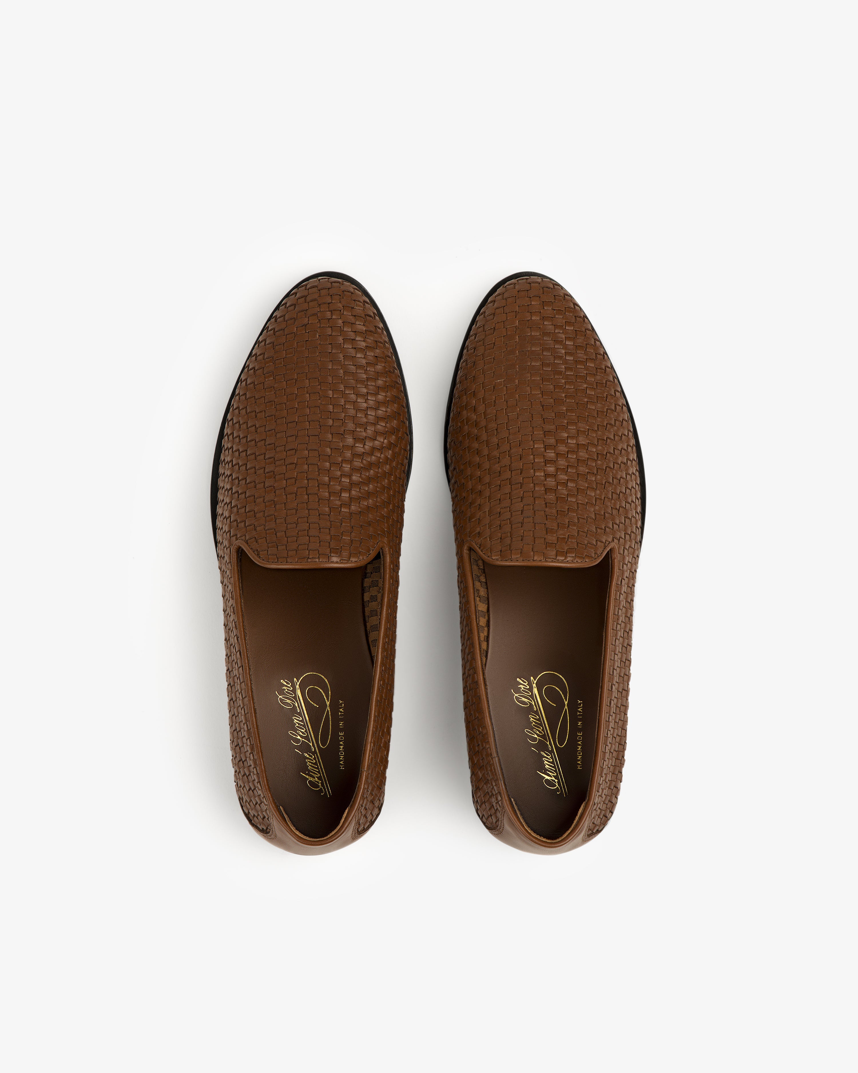 Leather Raffia Loafer