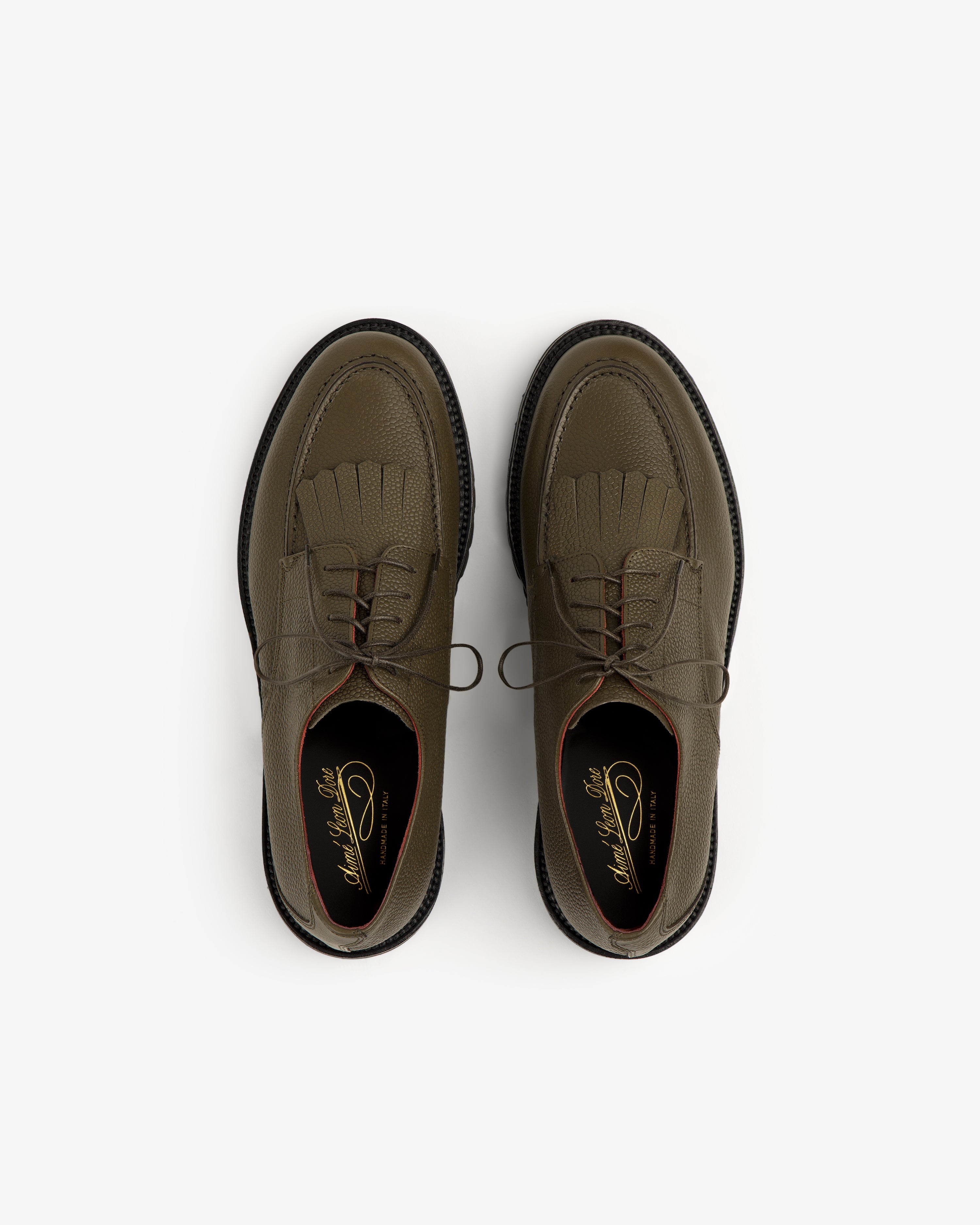 Leather Lug Sole Derby