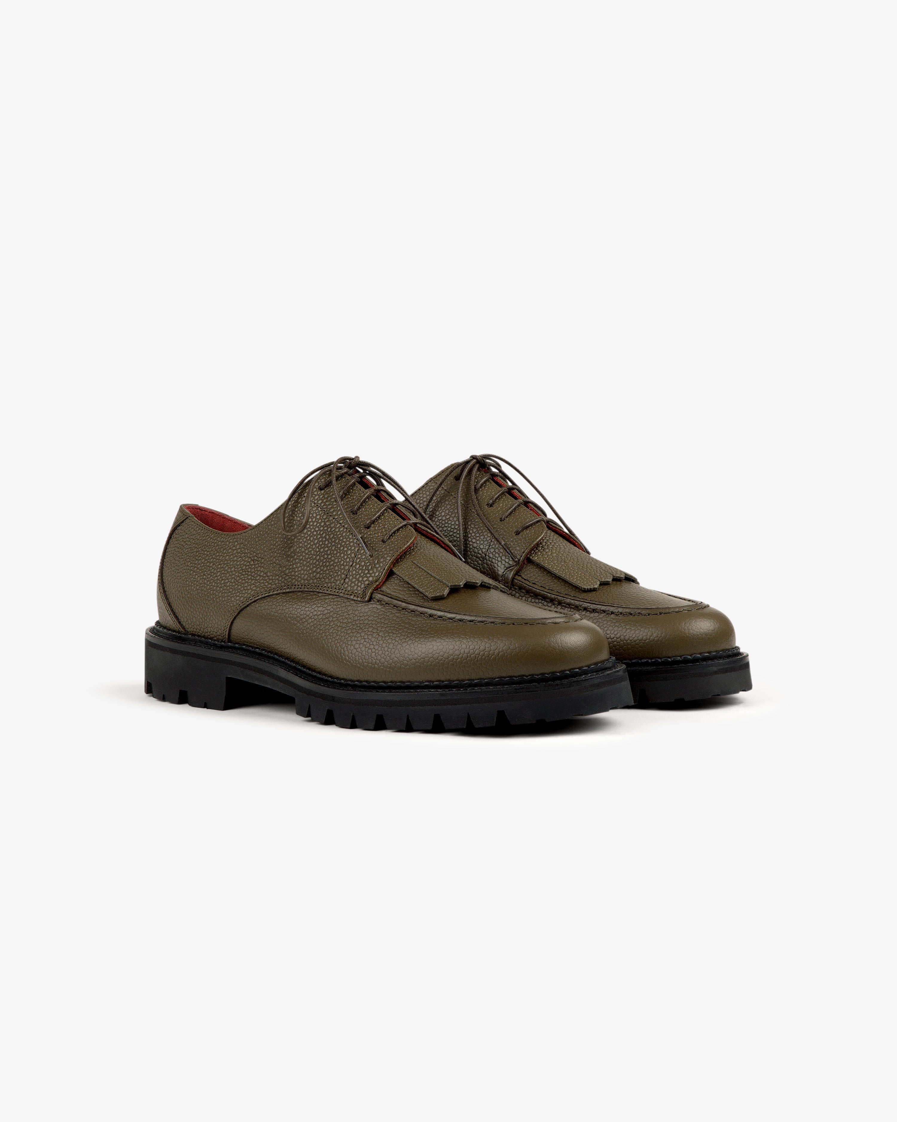 Leather Lug Sole Derby