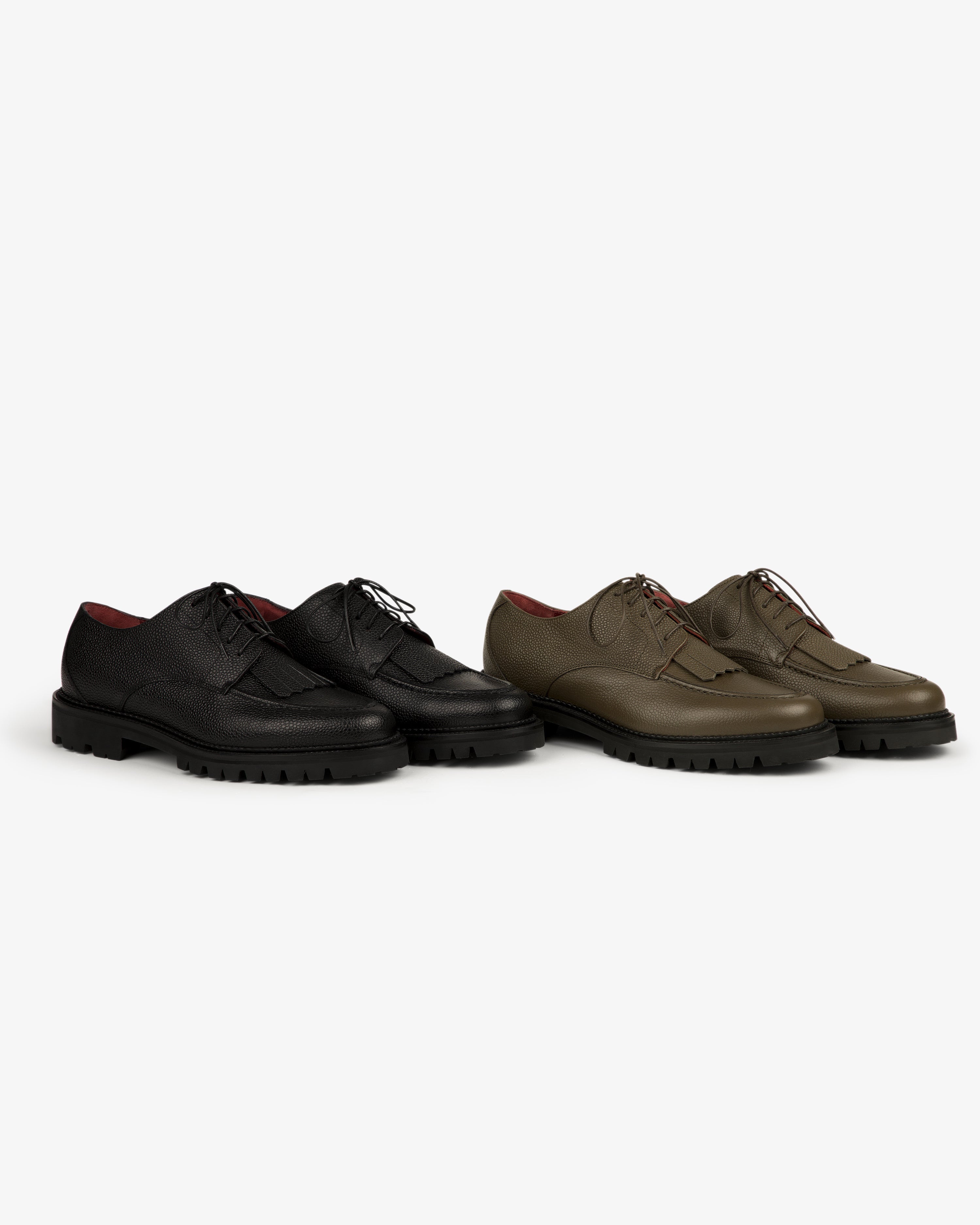 Leather Lug Sole Derby