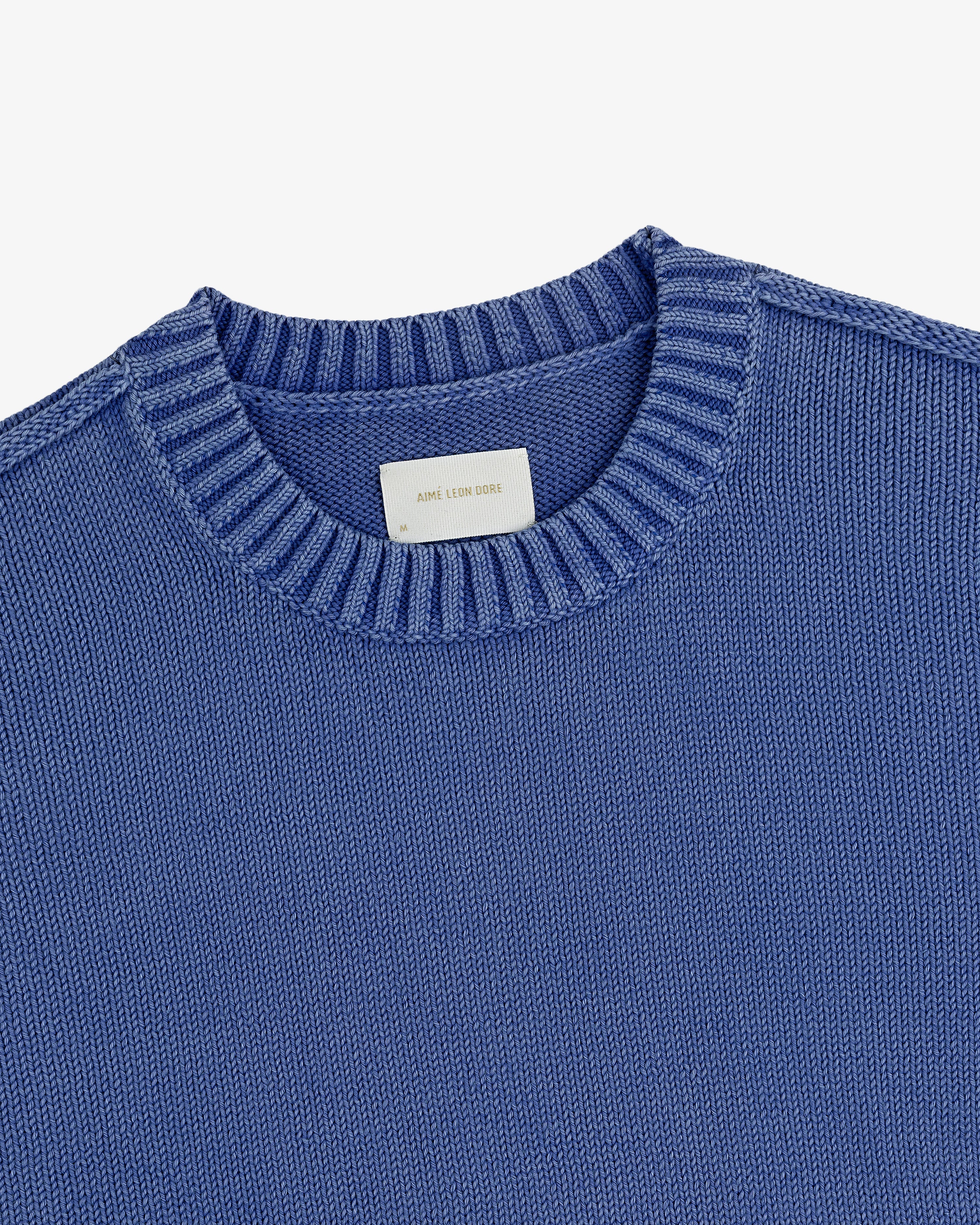 Washed Inside Out Sweater