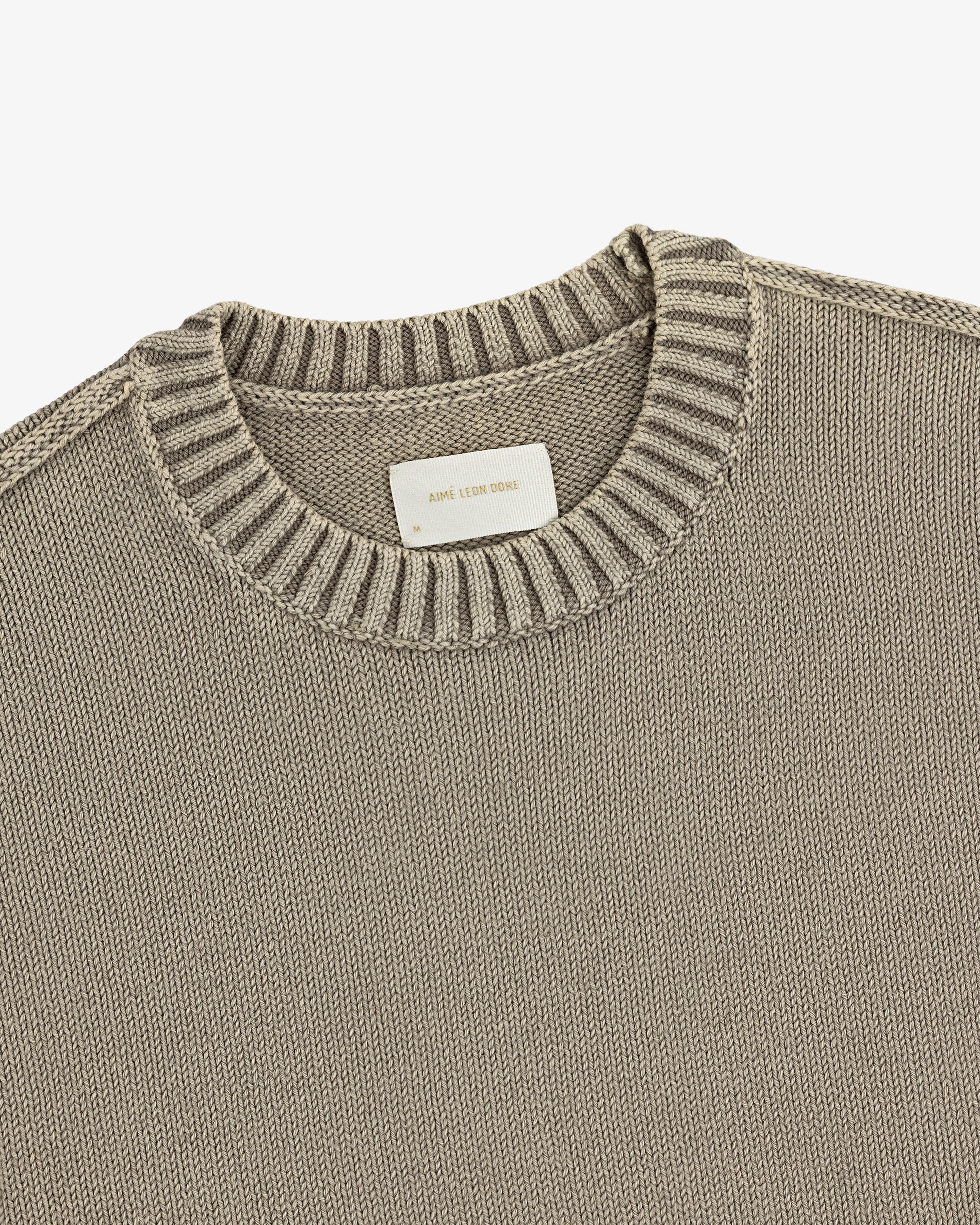Washed Inside Out Sweater