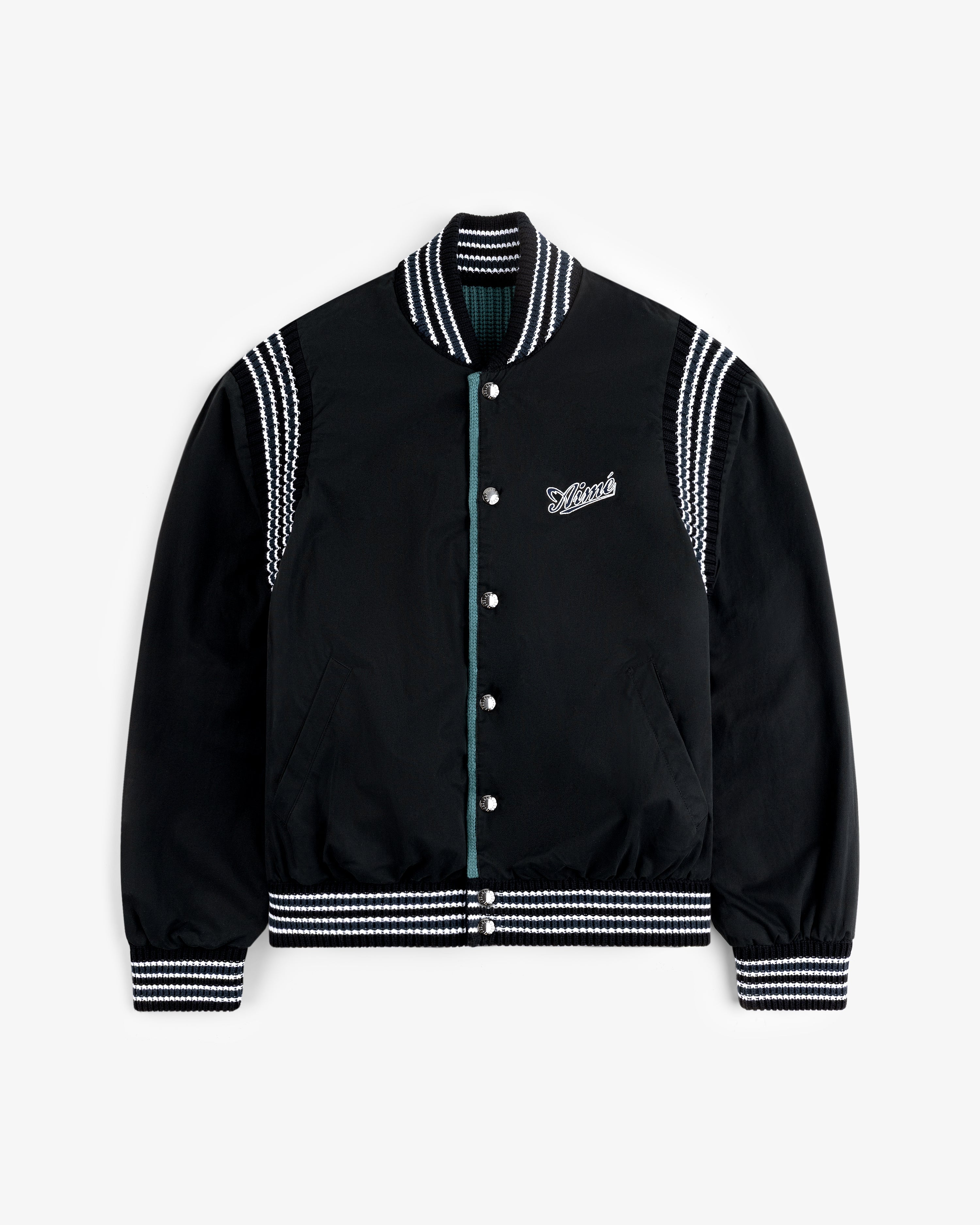 Reversible Knit Bomber Jacket