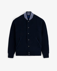 Reversible Knit Bomber Jacket