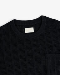 Racking Stitch Crewneck Sweater