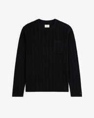 Racking Stitch Crewneck Sweater