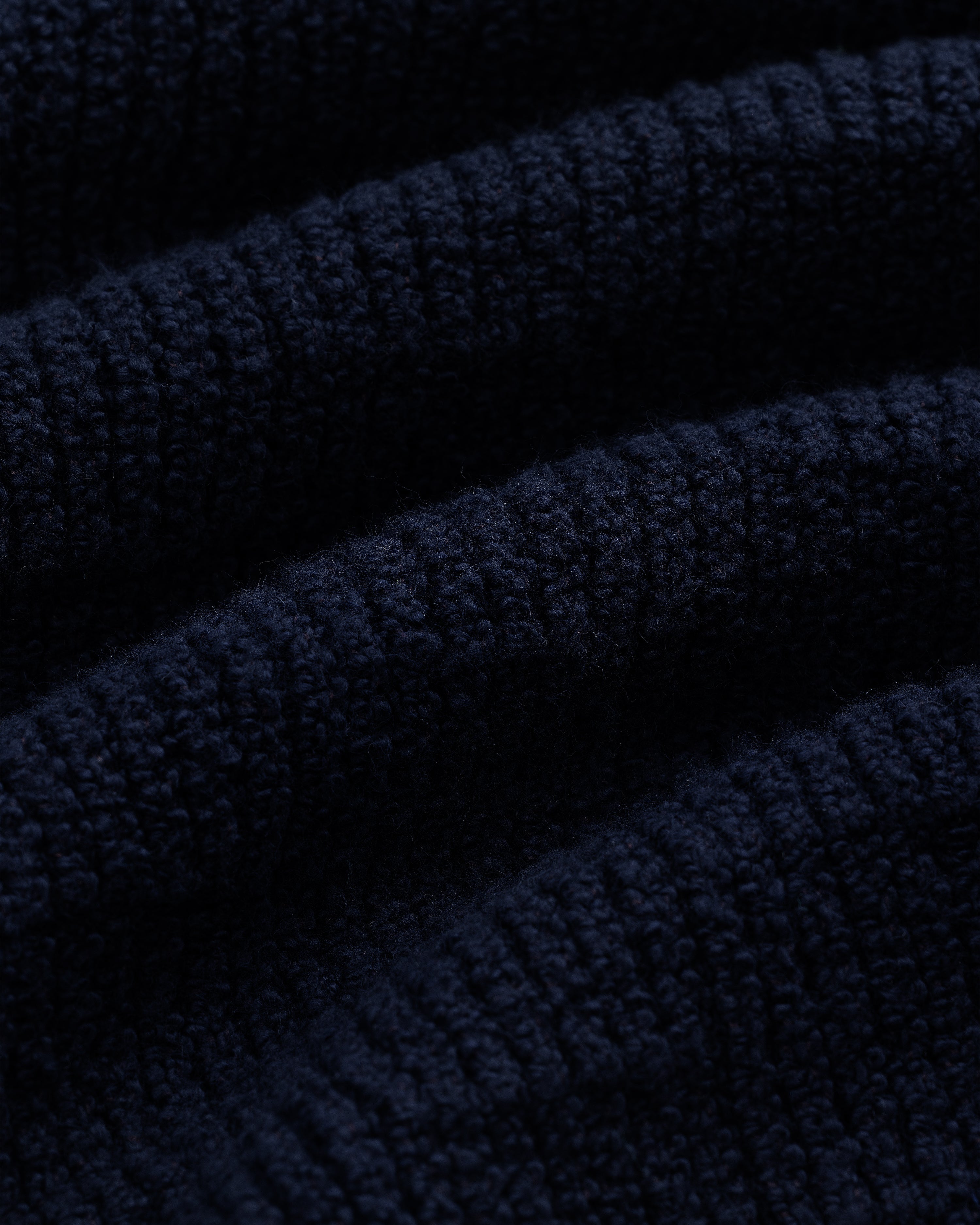 Long-Sleeve Boucle Polo