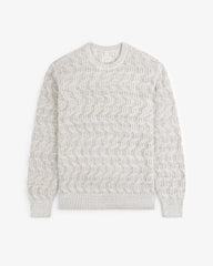 Linen Blend Cable Knit Sweater