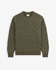 Linen Blend Cable Knit Sweater