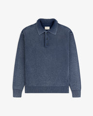Stone Washed Knit Polo