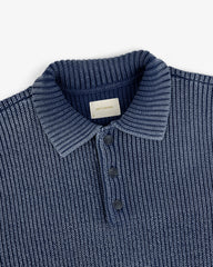 Stone Washed Knit Polo