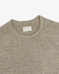 Long-Sleeve Knit Pocket Tee
