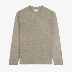 Long-Sleeve Knit Pocket Tee