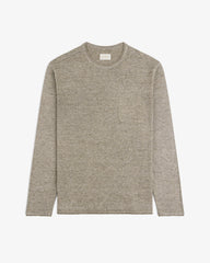 Long-Sleeve Knit Pocket Tee