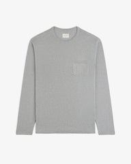 Long-Sleeve Knit Pocket Tee