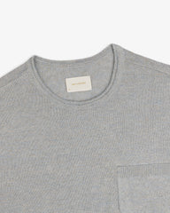 Long-Sleeve Knit Pocket Tee