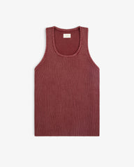 Stone Washed Knit Tank Top