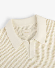 Mesh Knit Polo